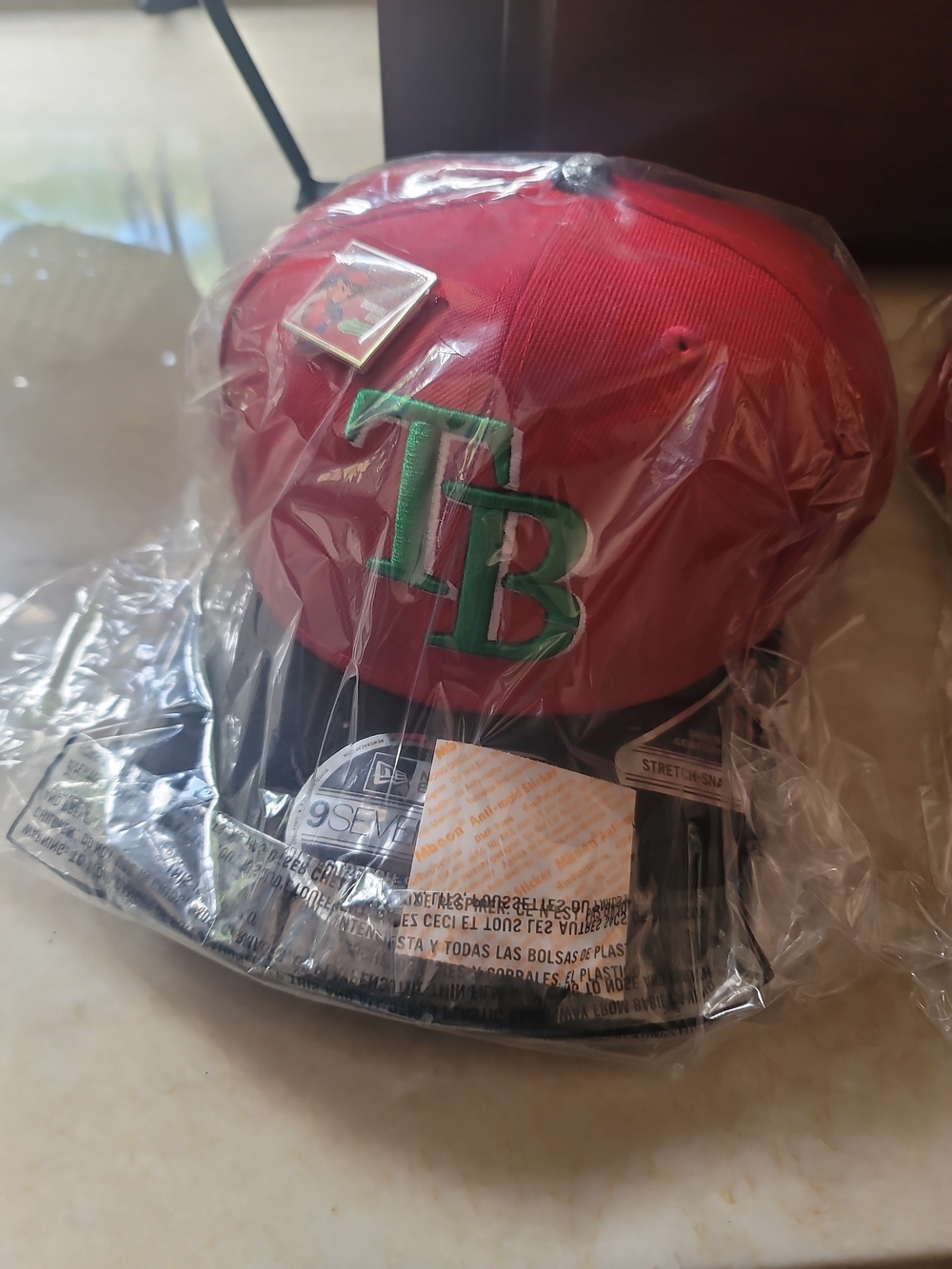New Era Tampa Bay Rays 9SEVENTY Strawberry Hat 2024 Big League Chew Collab LE